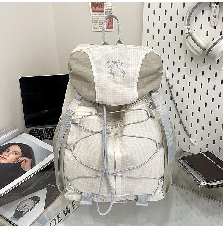 Lekki plecak górski na zewnątrz - Duża pojemność, Konstrukcja ze ściągaczem, Idealny dla uczniów szkół średnich/licealnych i studentów, Torba podróżna unisex.