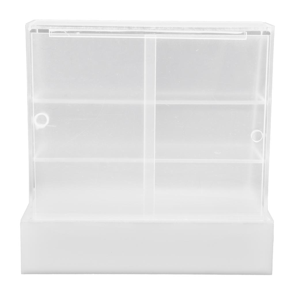 Dollhouse Cake Cabinet Acrylic 1:12 Miniature Display Cabinet for Children Toys Decoration Gift