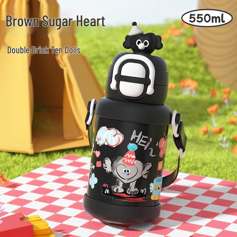 MRSIKEY Kids 316L Stainless Steel Insulated Cartoon Bottle