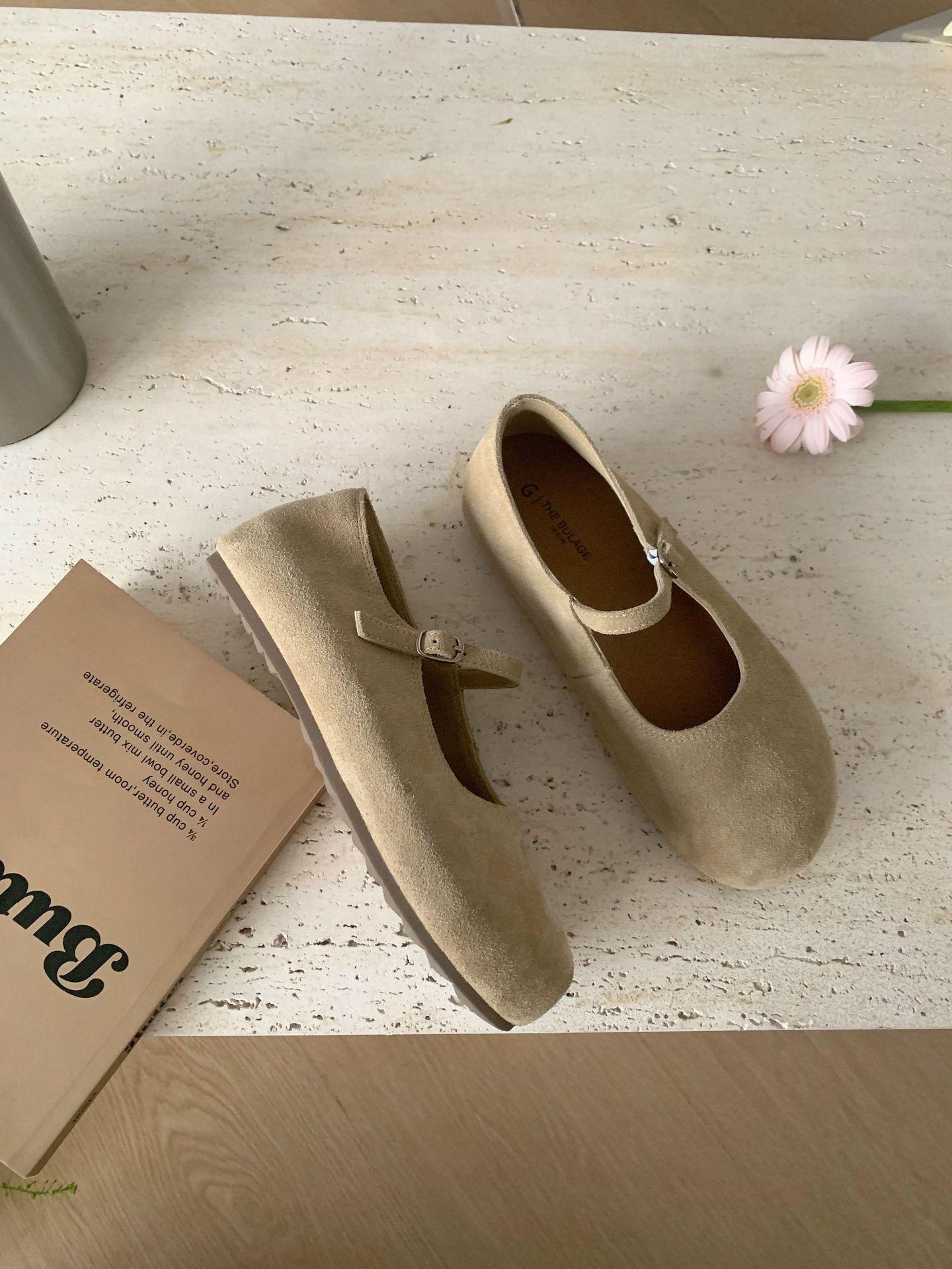 Women s Square Toe Ankle Strap Spring French Style Vintage Style Pumps - Fashionable Footwear 35