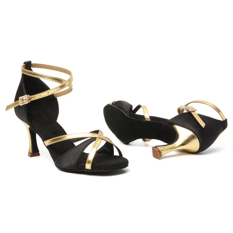 Profesionální Dámské Taneční Boty Sálové Latinské Taneční Boty Salsa Vysoký podpatek 7cm