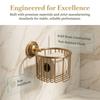 Copper Paper Towel Rack Brass Toilet Paper Holder Paper Holder Basket  Bathroom Organization