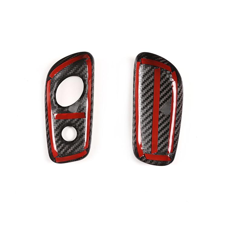 Real Carbon Fiber Gear Shift Knob Interior Decorative Head Cover for 2009-2014 Ford F-150 Raptor
