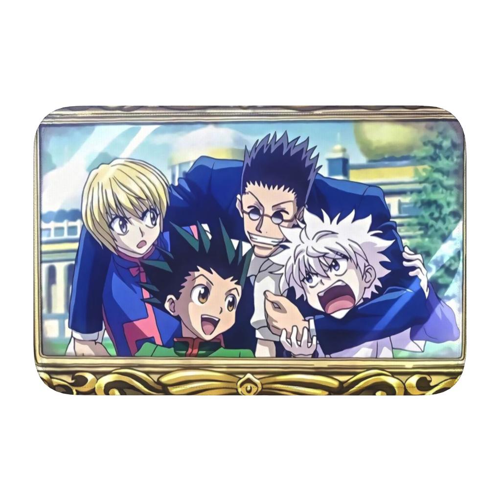 HXH Anime Doormat Anti-Slip Bath Kitchen Welcome Mat Toilet Door Floor Entrance Carpet Rug Footpad