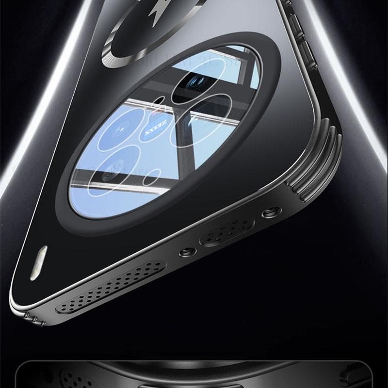 For Magsafe Magsafing Magnetic Case For vivo iQOO Neo10 Pro Cooling Heat Dissipation Cover iQOO 13 12 Pro Camera Lens Protector