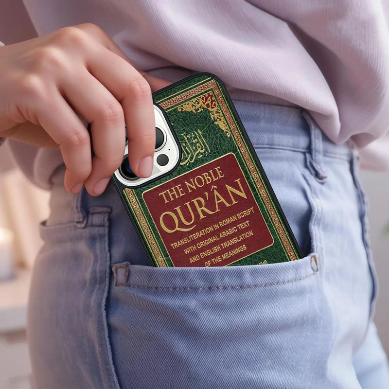 Islamic book Arabic quran islamic quotes Phone Case For iPhone 17 Air 15 16e 14 13 Pro Max Coque 12 11 Pro Max PLUS cover