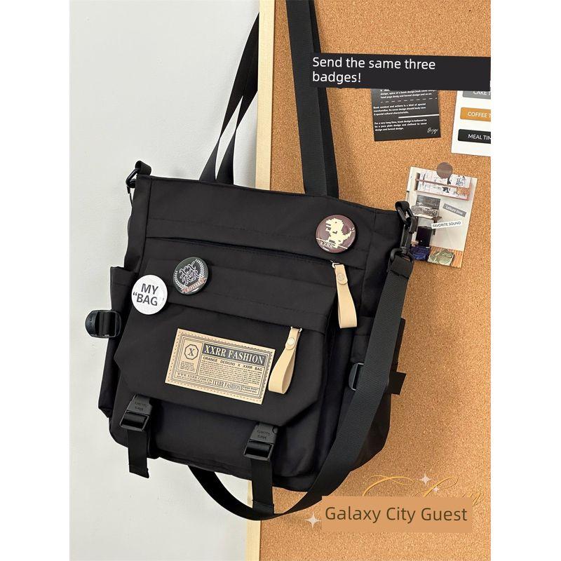 

Ретро Японская Нейтральная Студенческая Классная Сумка-Мессенджер Black