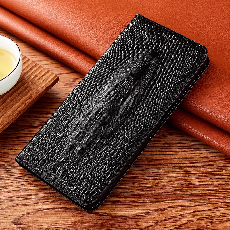 Magnetic Genuine Leather Skin Flip Wallet Book Phone Case Cover On For Honor 50 70 90 200 300 400 500 600 Pro Plus Lite Global