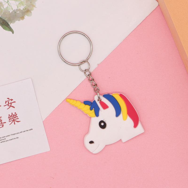 Cartoon Silicone Keychain Keyring - Soft PVC Rubber Key Hanger