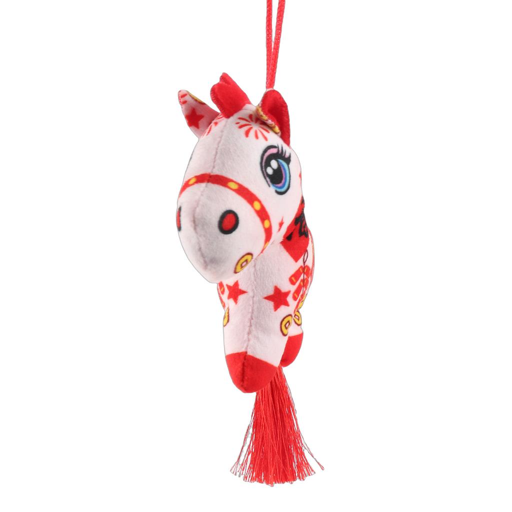 Animal Horse Doll Ornament for Spring Festival New Year Horse Decor for Living Room