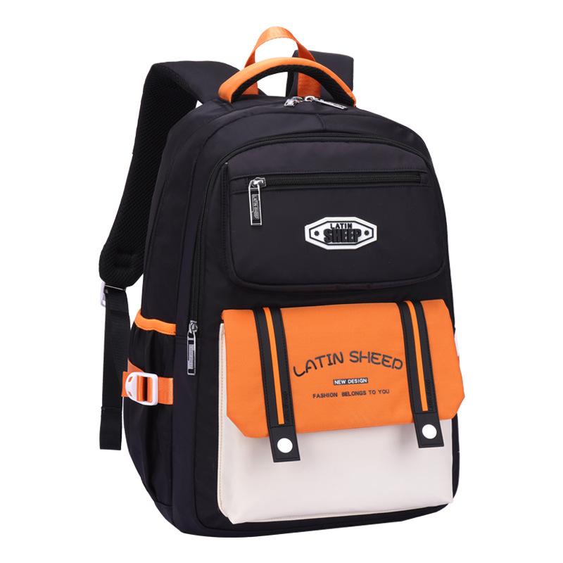 School Bag Junior High School Student High School Student College Student Fashion Backpack Primary School Girl Burden Reduction Large Capacity Bag