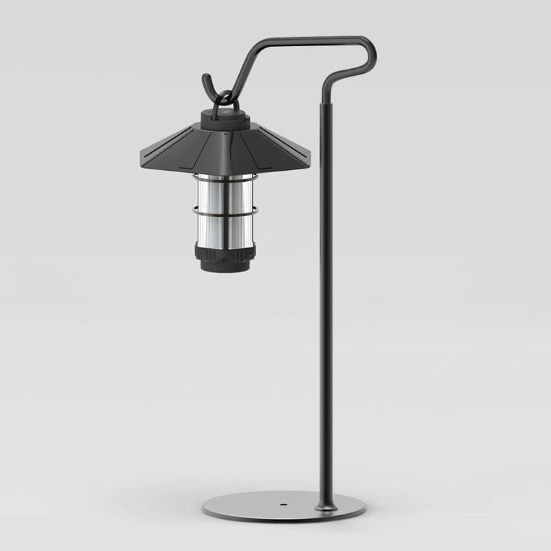 Přenosná kempingová lampa Stolní stojan Venkovní lehký stojan na lampu Stojan na zavěšení světla Kempingové příslušenství