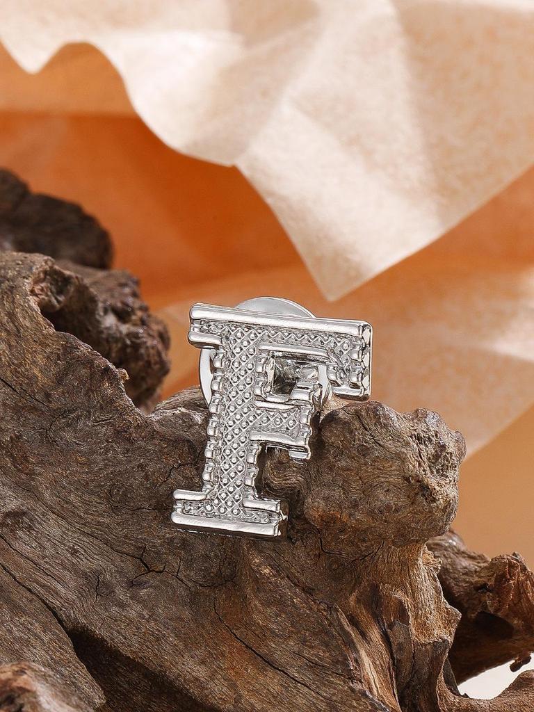 Luxury Alphabet Brooch: Elegant 26-Letter Fashion Pin to Secure Clothing in Style