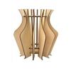 3D Wooden Puzzle Vase Wood Craft Fake Bouquet Holder Creative Flower Display Stand  Coffee Shop