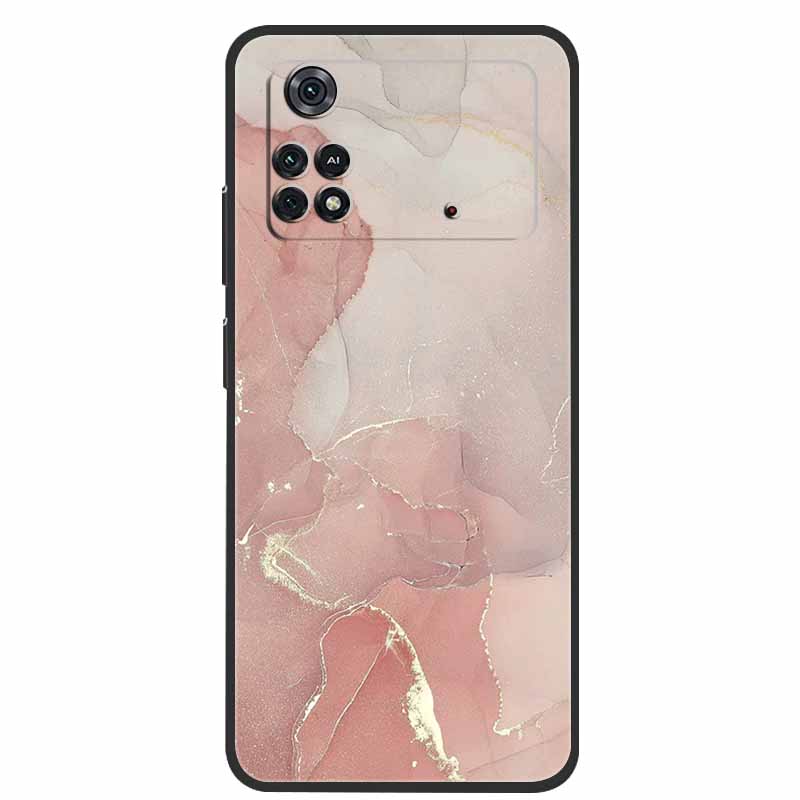 For Poco X4 Pro 5G Case Poco M4 Pro 2022 Marble Silicone TPU Back Cover for Xiaomi Poco M4 Pro 4G Phone Case Poco X4 Pro 5G Capa