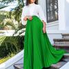 MGHR Saia Feminina Moda Verão Primavera Cor Sólida Estampada
