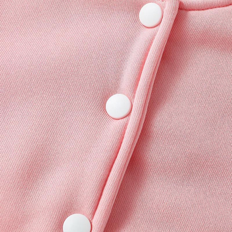 Abbigliamento Bambina Ragazza Cardigan a Maglia Stile College Giacca Baseball Casual Primavera e Autunno Ragazza Blocco di Colore Moda Stile College