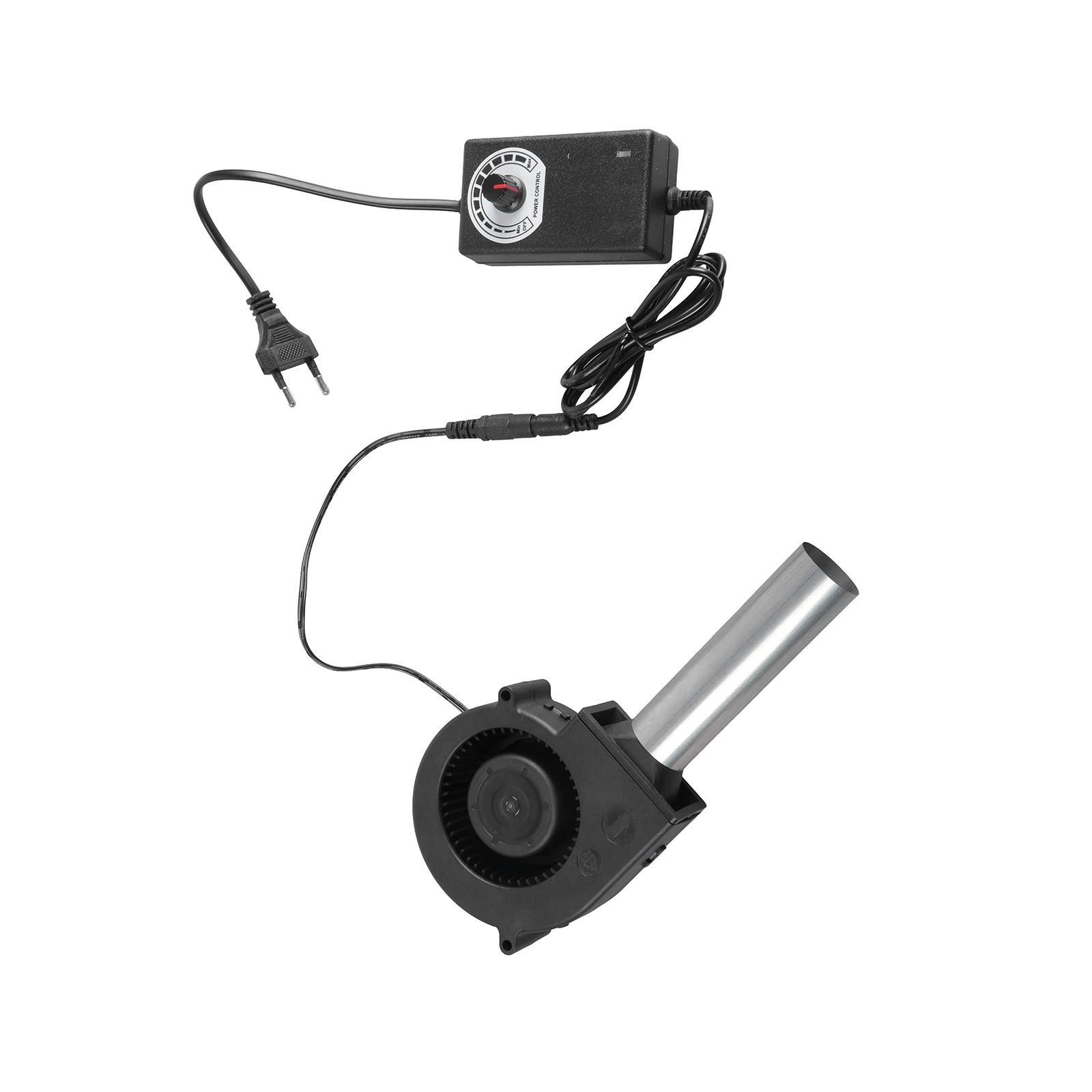 

Прочный вентилятор воздуходувка Вентилятор для барбекю Воздуходувка с регулируемой скоростью Центробежные вентиляторы для розжига угля и приготовления на открытом воздухе EU