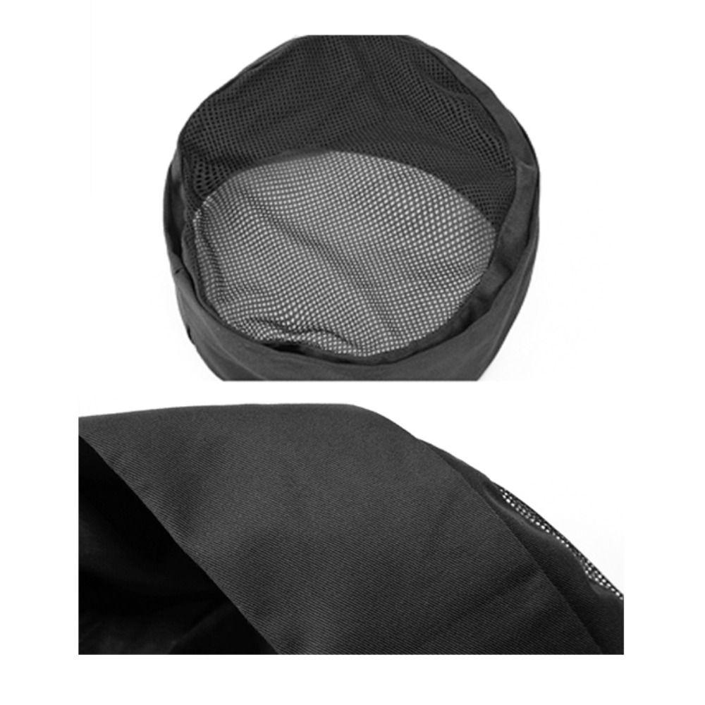 Adjutable Strap Breathable Sushi Cap Japanese-Style Chef Hat Chef Flat Top Caps  Coffee Shop