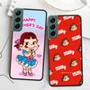 F-Fujiya M-Milky P-Peko C-chan Cartoon Phone Case For Samsung Galaxy S22 S25 Ultra S21 S10 Plus S26 Edge S20 S23 S24 FE Cove