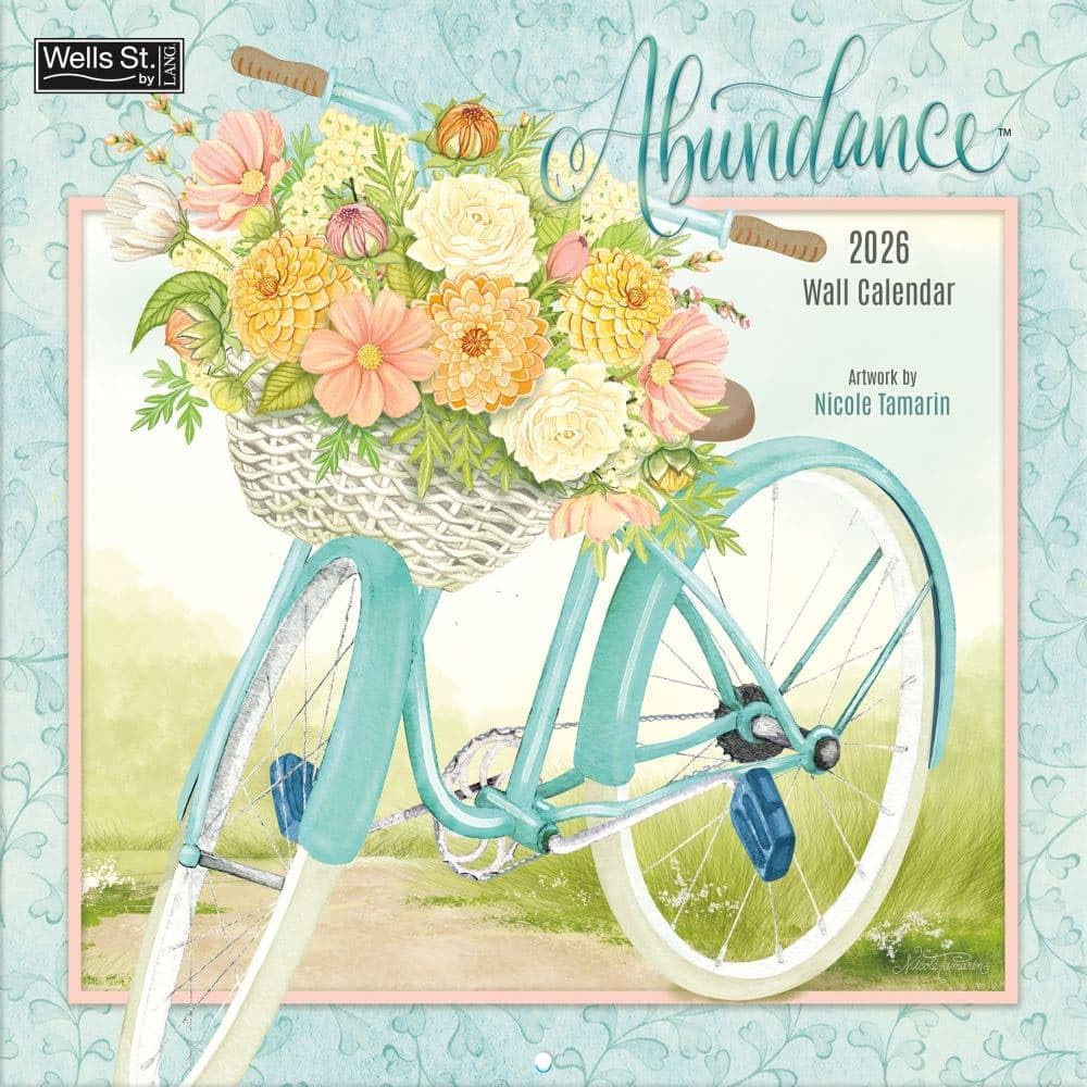 WSBL Abundance 2026 12X12 Wall Calendar (26997001741)