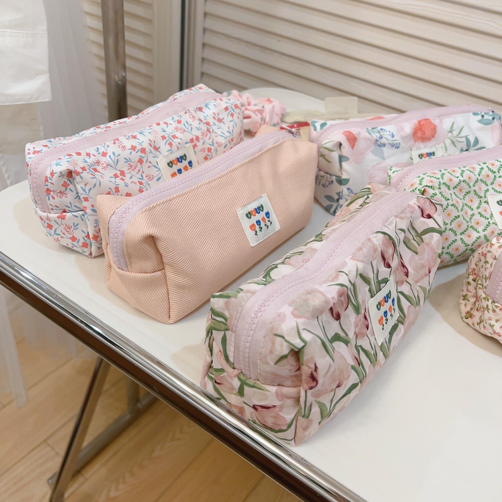 

Модный свежий розовый сериал Kawaii «Снова в школу», пенал для девочек, коробка для ручек, канцелярский набор, офисные принадлежности