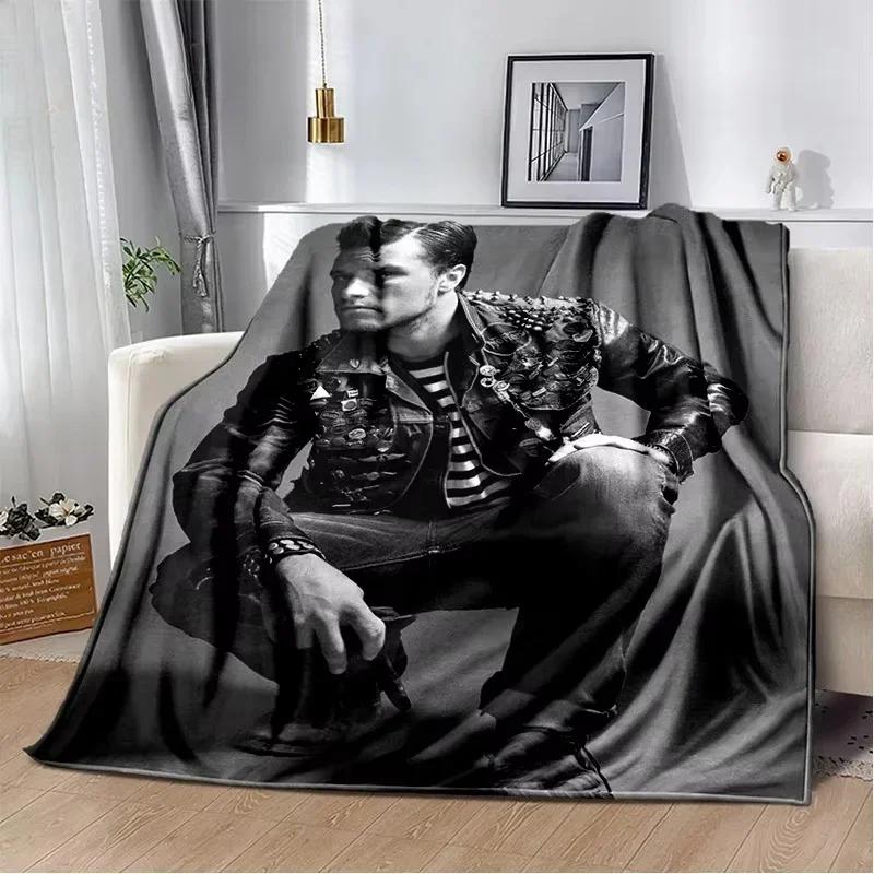 Handsome Star JJosh Hutcherson Soft Flannel Throw Blanket for Bed Home Picnic Comfortable Cozy Blanket for Kids and Adults