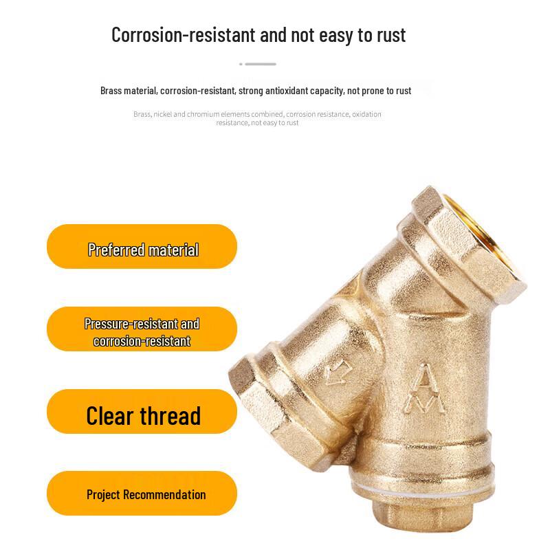 Emek 607 Brass Y-Type Threaded Filter