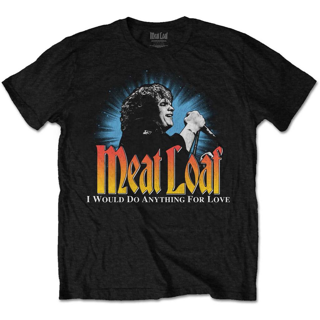 Men's Meatloaf Live T-shirt X-Large Black