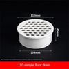 Reused  Grid Light Weight New  Pipe Pvc Sewer Cover Dense Sewer Accessories Floor Drain Stabilize Corrosion Resistance