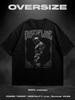 Oversized T-Shirt with Gladiator Warrior Print On the Back