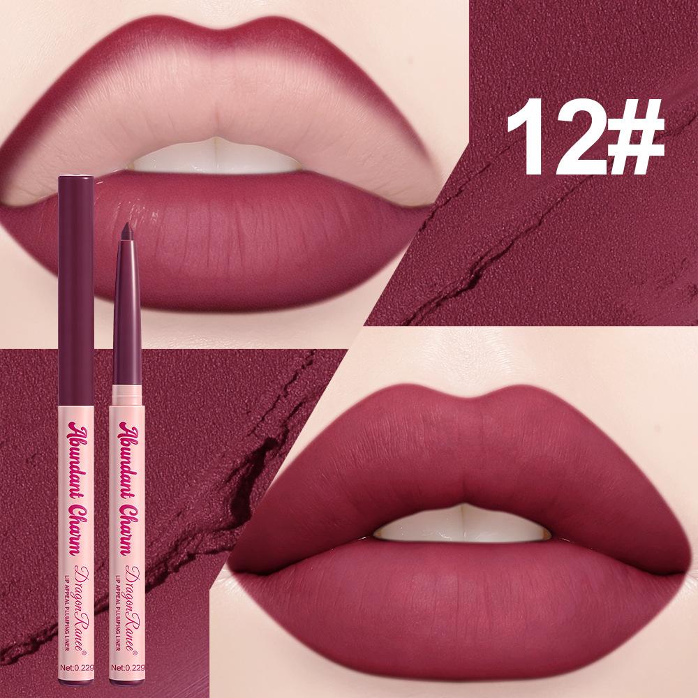 Lip Liner Lipstick Pen Waterproof Long-Lasting Hook Line Lip Pencil Matte Beginner Automatic Bean Paste Lip Contour Cosmetic