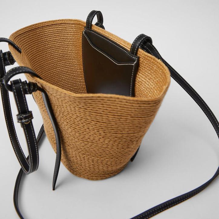Yogodlns Lady Sommer Strand Stroh Korb Taschen Lässige Rattan Große Kapazität Totes Frauen Marken Designer Handtaschen Korbgeflecht Umhängetaschen