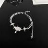 Trendy Lightning Cloud Bracelet for Women - Cool Summer Hip Hop Style, Light Luxury, High-End Niche Design Accessory.