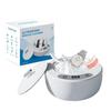 Ultra-compact Ultrasonic Cleaner for Dentures, Featuring 49000Hz Powerful Vibrations, LED Display, and 180ml Water-saving Design. Ideal for Cleaning R