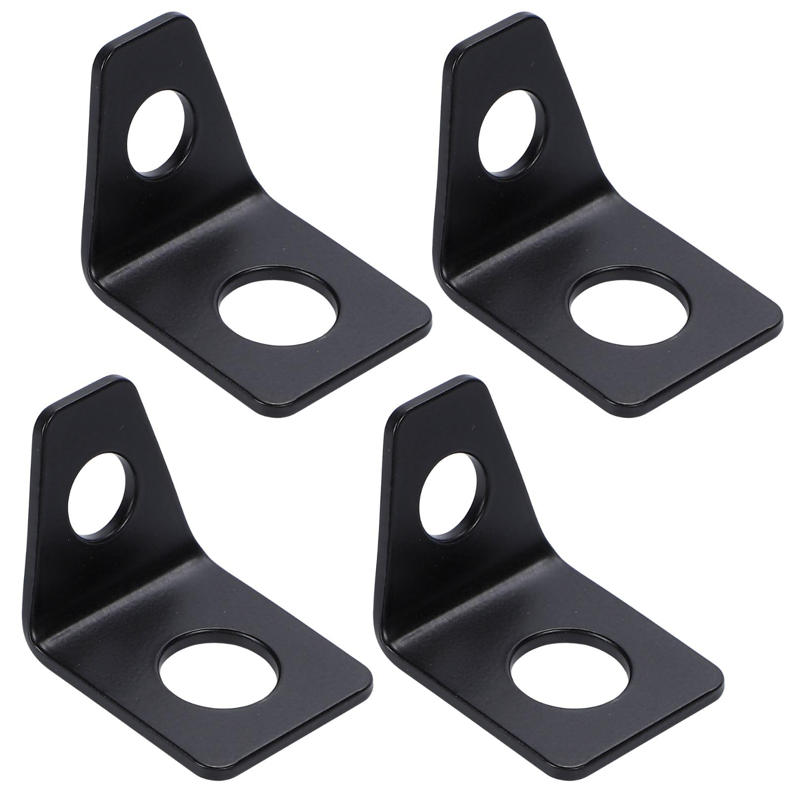 CHASO 4-точечный ремень безопасности, L-образный фиксатор, гоночный, ремень безопасности, фурнитура, ремень, крюк, полный фиксатор ремня, кронштейн, крепежные крюки, 4 штуки чёрный