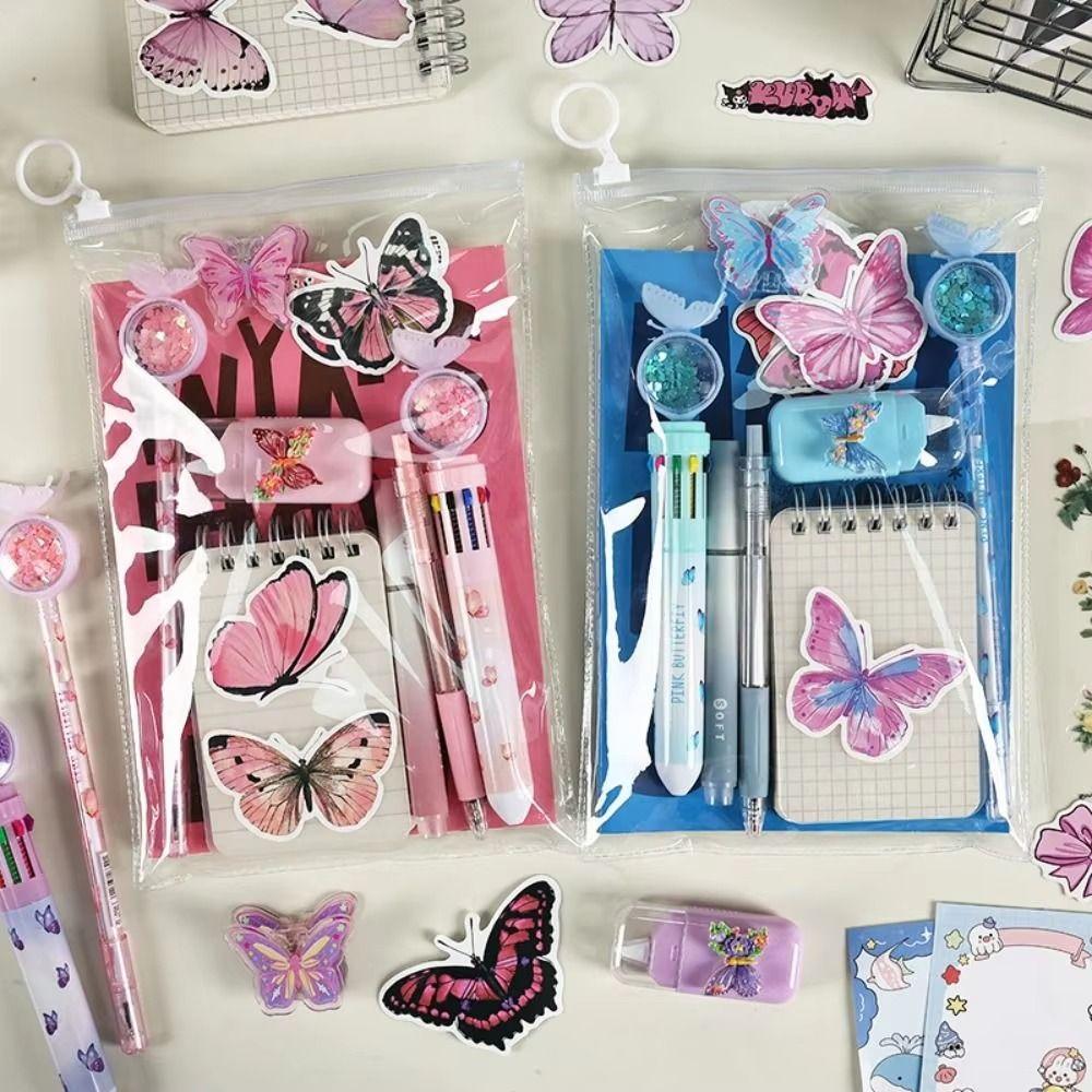 9 in 1 Student Stationery Set INS Office Stationery Kit Study Stationery Gifts Desk Accessories