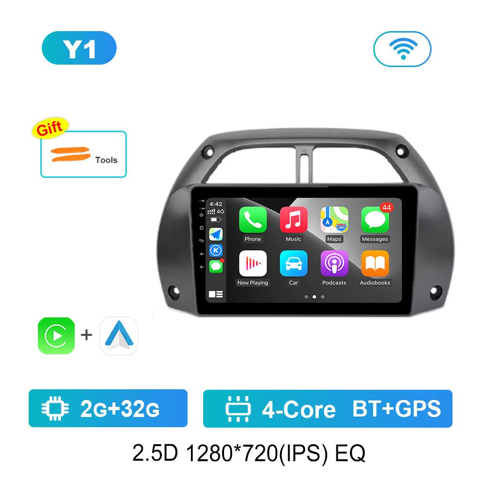

9 Navigation GPS for Toyota RAV4 2001 - 2015 Android Auto Car Radio Multimedia player 2.5D Screen DSP Stereo WiFi Head Unit