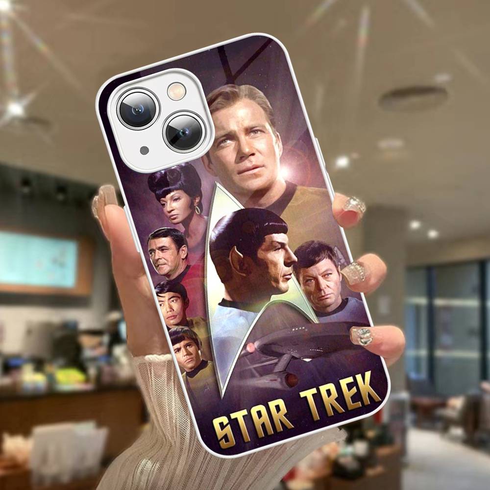Classic Movie S-Star T-Trek Tempered Glass For Iphone 14 13 12 11 Pro Mini XS MAX 14Plus X XS XR Cover