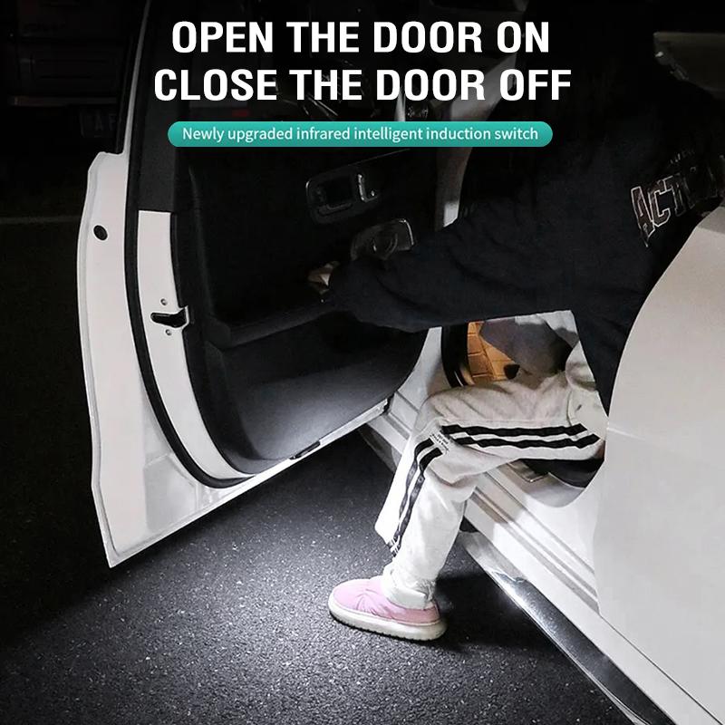Magnetic Wireless Led Car Door Safe Signal Lamp Welcome Light Courtesy Auto Open