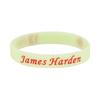 Douyin Popular NBA Star Signature Luminous Silicone Sports Bracelet/Wristband