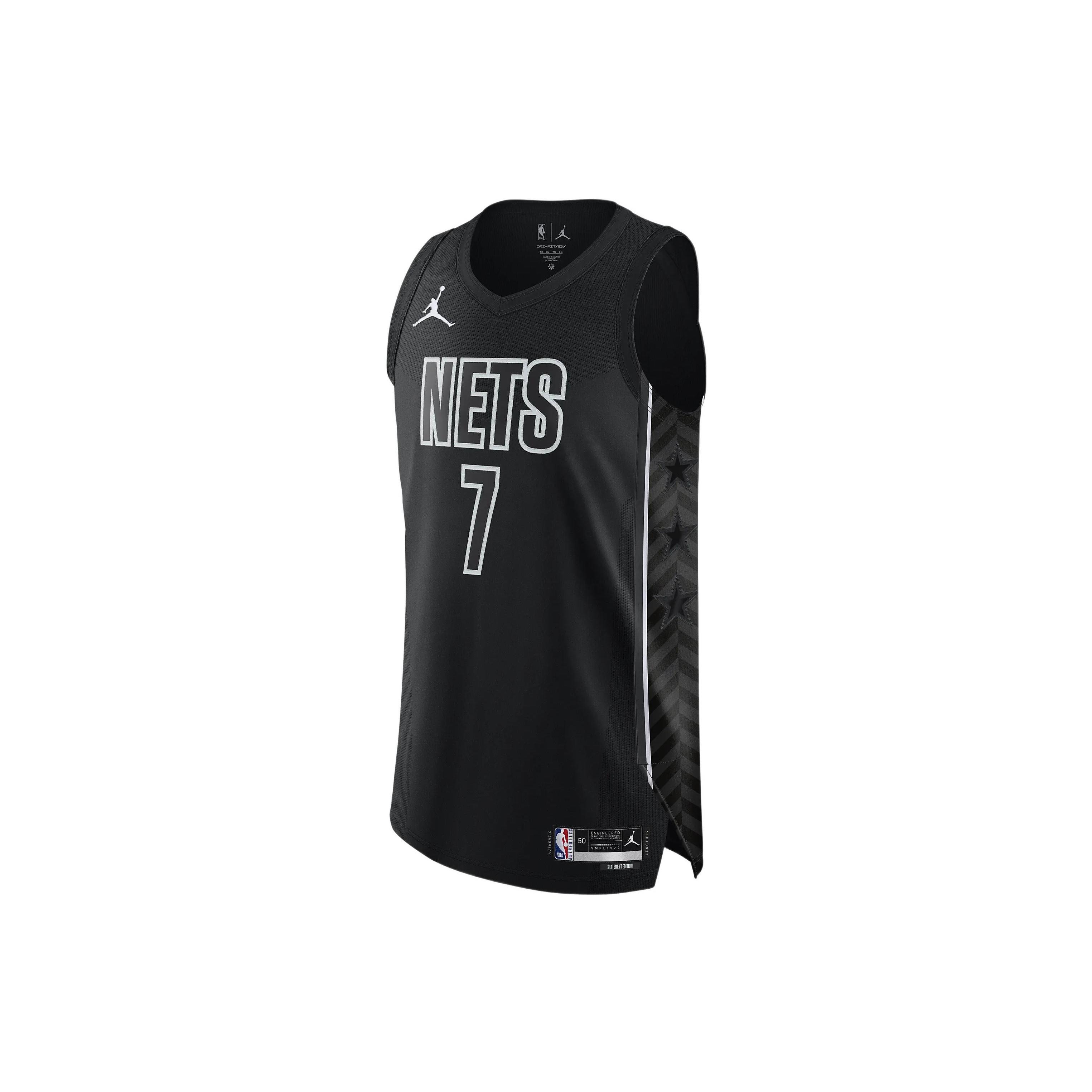 Air Jordan x NBA Brooklyn Nets Jersey  Kevin Durant 7  Men s DQ0140-011 XL