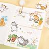 45Pcs Cartoon Cat Collection Paper Small Diary Mini Japanese Cute Box Stickers Set Scrapbooking Kawaii Flakes Journal Stationery