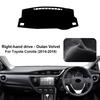 Car Dashboard Cover Pad For 2014-2018 Toyota Corolla Sunshade Protector Anti-UV Dash Mats Non-slip Pads Interior Accessories