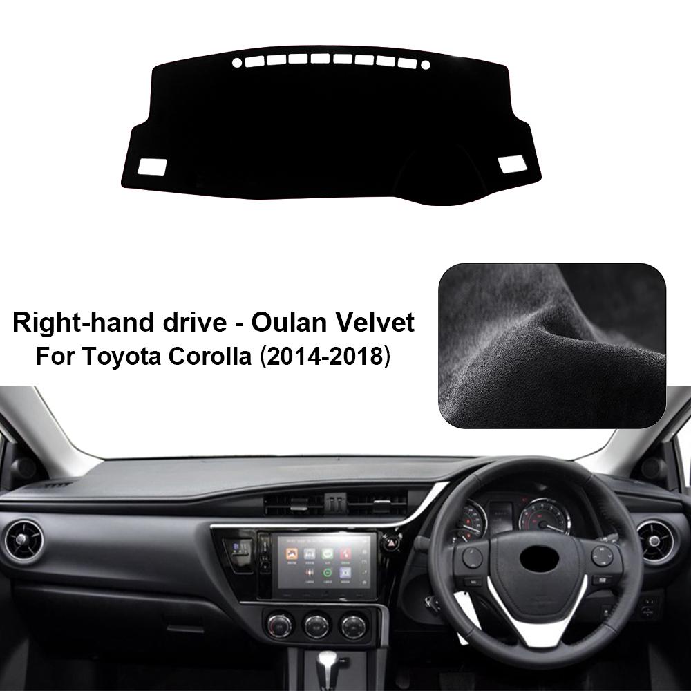 Car Dashboard Cover Pad For 2014-2018 Toyota Corolla Sunshade Protector Anti-UV Dash Mats Non-slip Pads Interior Accessories