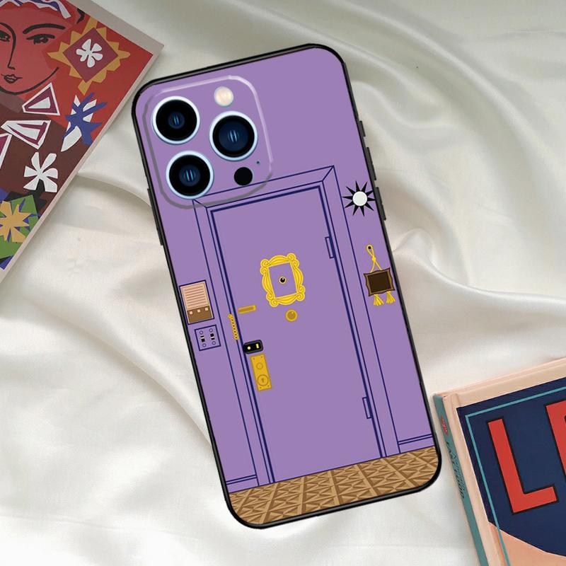 

Monica s Peephole Door Friends Phone Case For iPhone 16 14 13 12 11 15 17 Pro Max 15 16 Plus 13 Mini 16e 17 Air Funda Cover iPhone 17