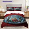 Manchester Legacy Three-piece set (1 * duvet cover + 2 * pillowcase, without core) 2DFlat Soft and comfortable Duvet cover and pillowcase Bedding set