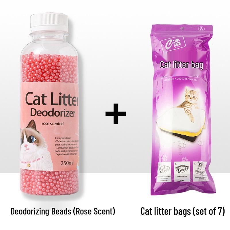 Cat Litter Deodorizing Beads - Odor Remover and Litter Box Companion