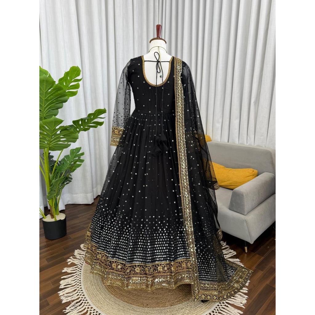 Look de Fiesta Ropa de Fiesta Traje Anarkali Traje Salwar Kameez Indio Pakistaní Vestido