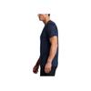 Nike Round Neck Short Sleeve Logo Print T-Shirt Men Tops Navy-Blue 727982-419